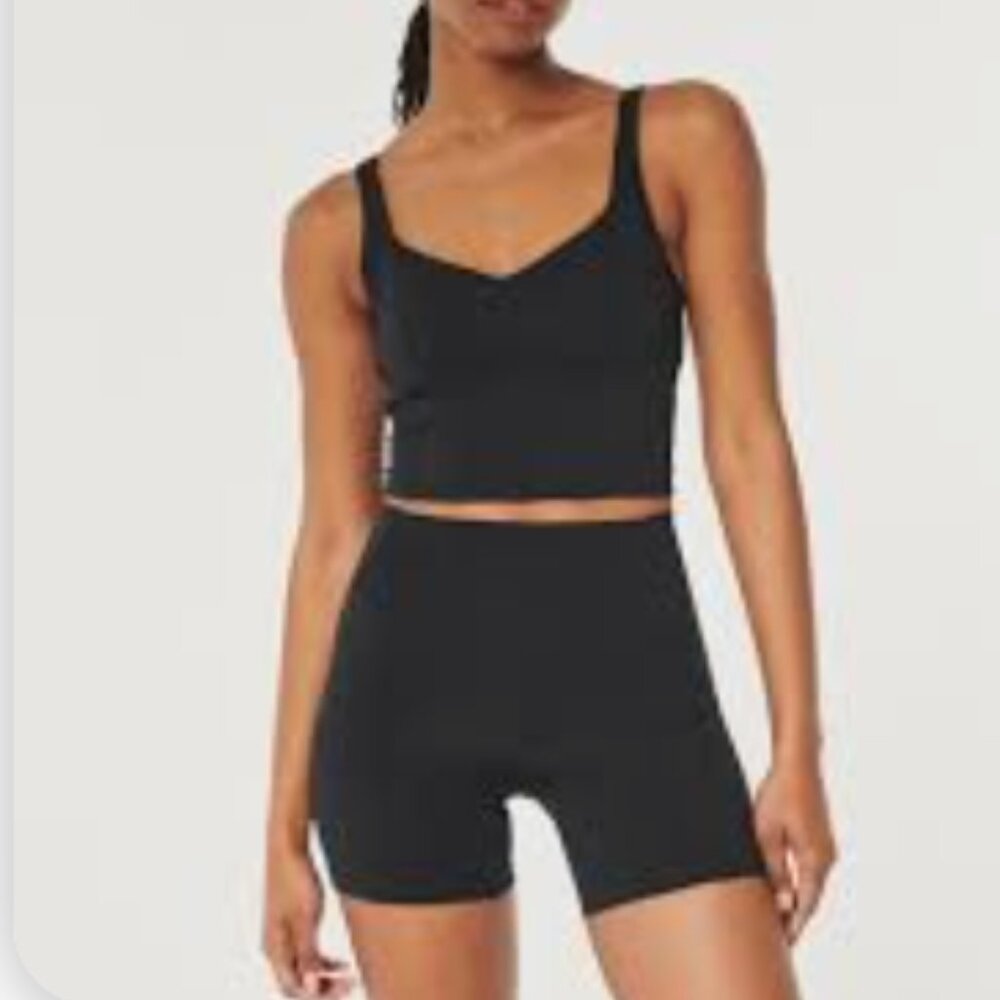 Hollister Women's‎ Classic Black Ultra-High Rise Bike Shorts XS